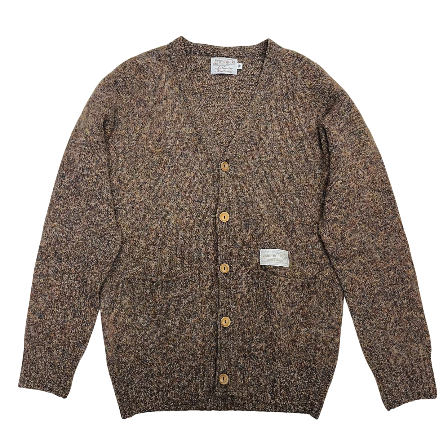 NEIGHBORHOOD Cardigan 36 Lady's Brown Rank (B) 122ITIVN-KNM03