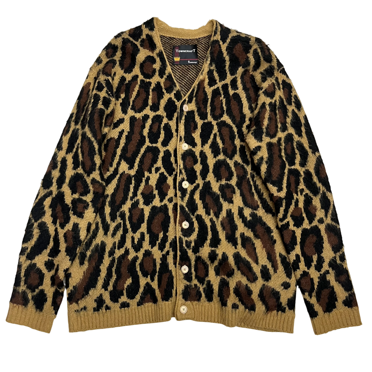 TOWN CRAFT Cardigan SIZE unknown Lady's Brown Rank (B) ** Tag Damage