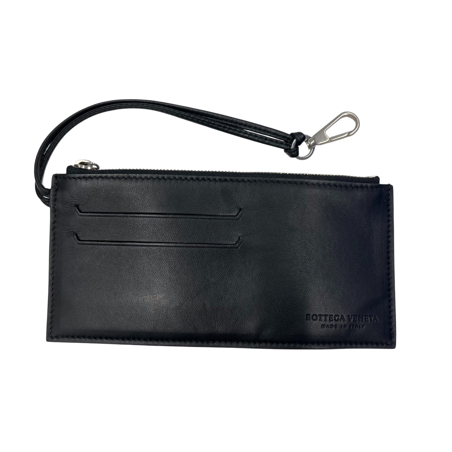 BOTTEGA VENETA Tote Bag Rank (B) Black Damage Extra Large Intrecciato Woven Pvc Tote