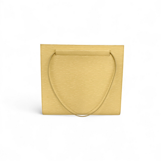 LOUIS VUITTON Shoulder Bag Epi M5246A Beige MI0091 *Stain* Rank B