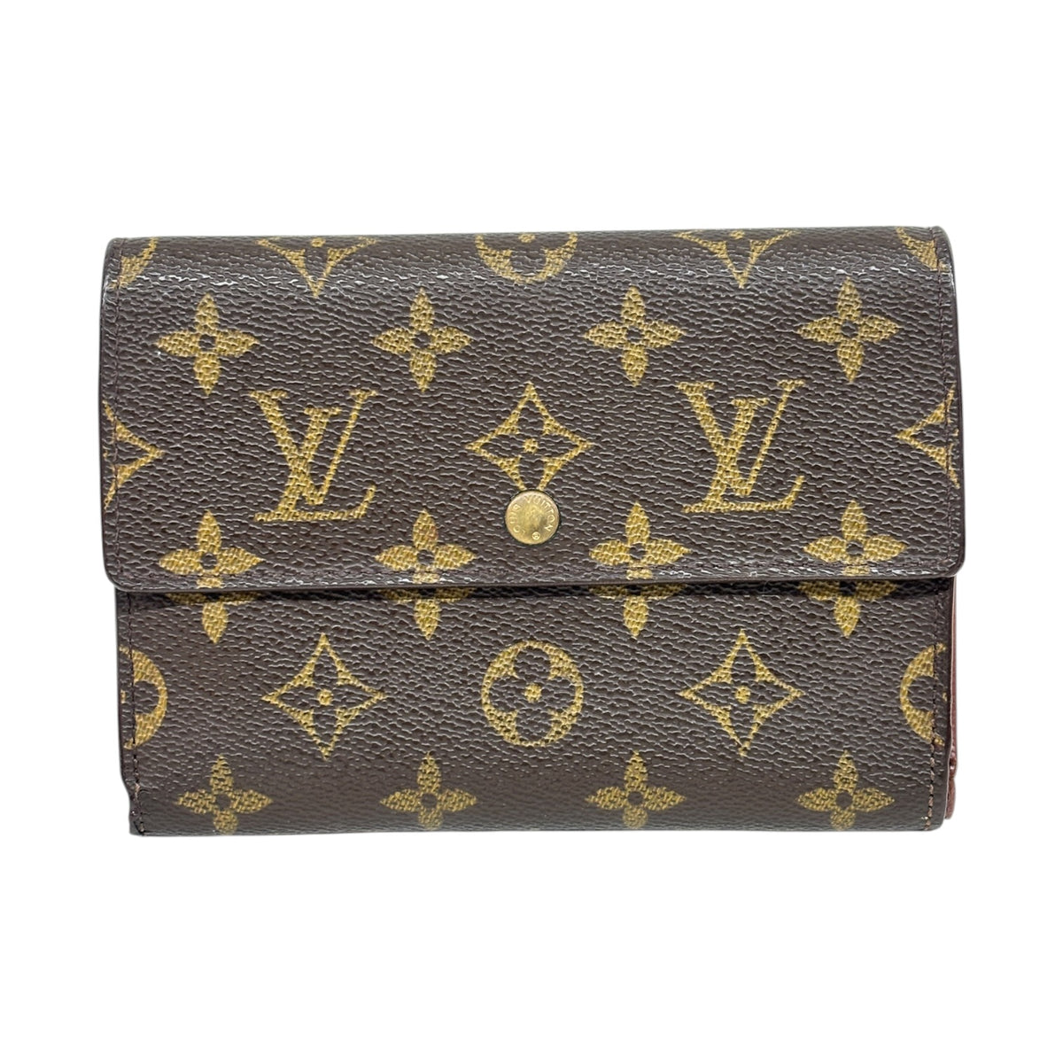 LOUIS VUITTON Long Wallet Monogram M61202 Brown