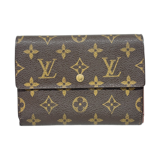 LOUIS VUITTON Long Wallet Monogram M61202 Brown