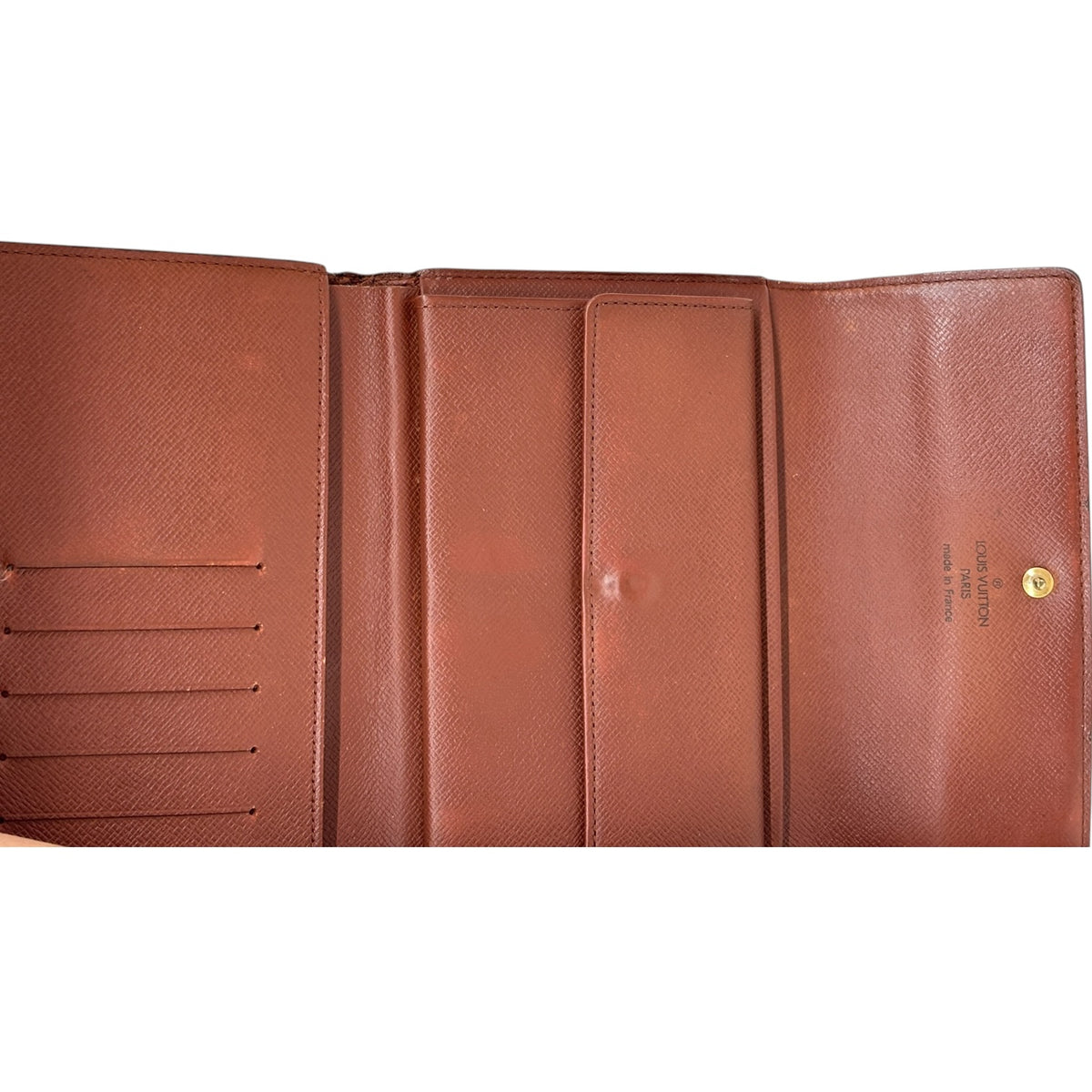LOUIS VUITTON Long Wallet Monogram M61202 Brown