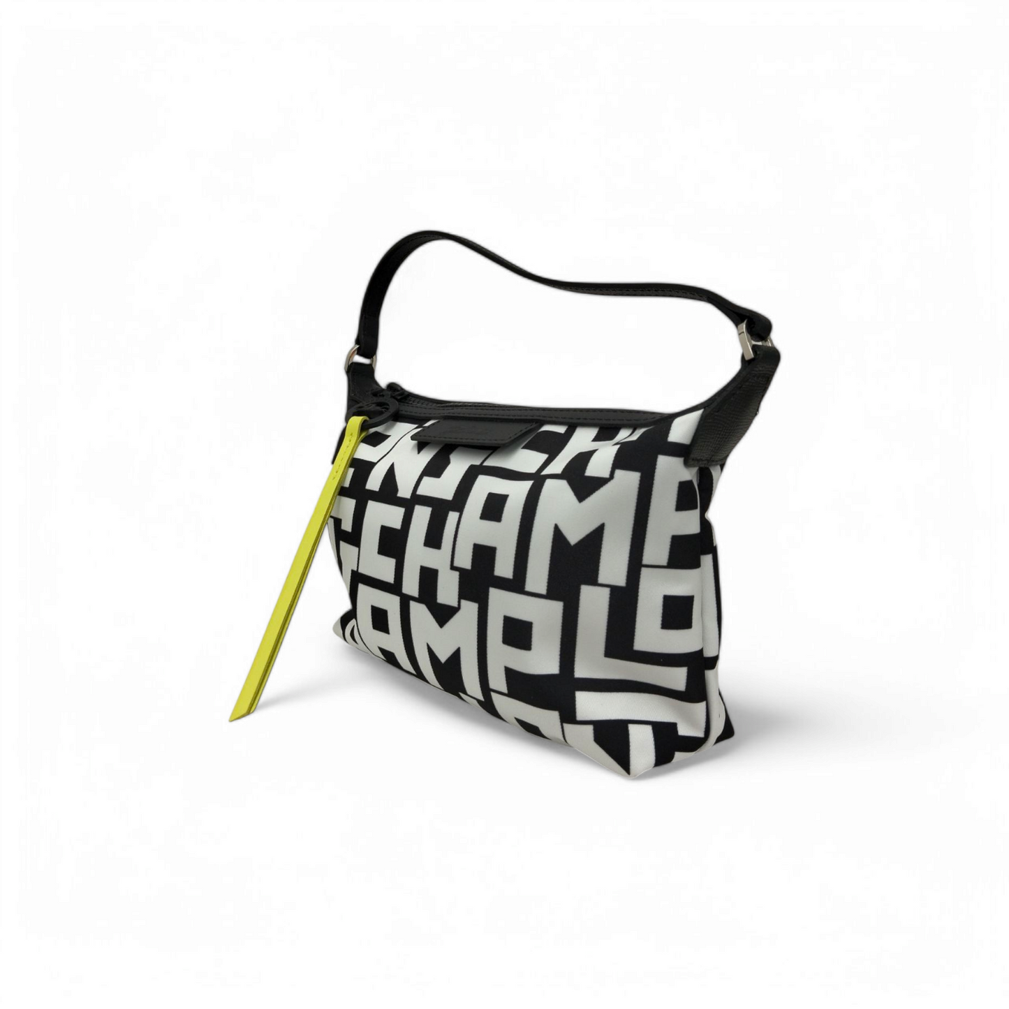 LONGCHAMP Mini Handbag 10039412067 White And Black Rank B