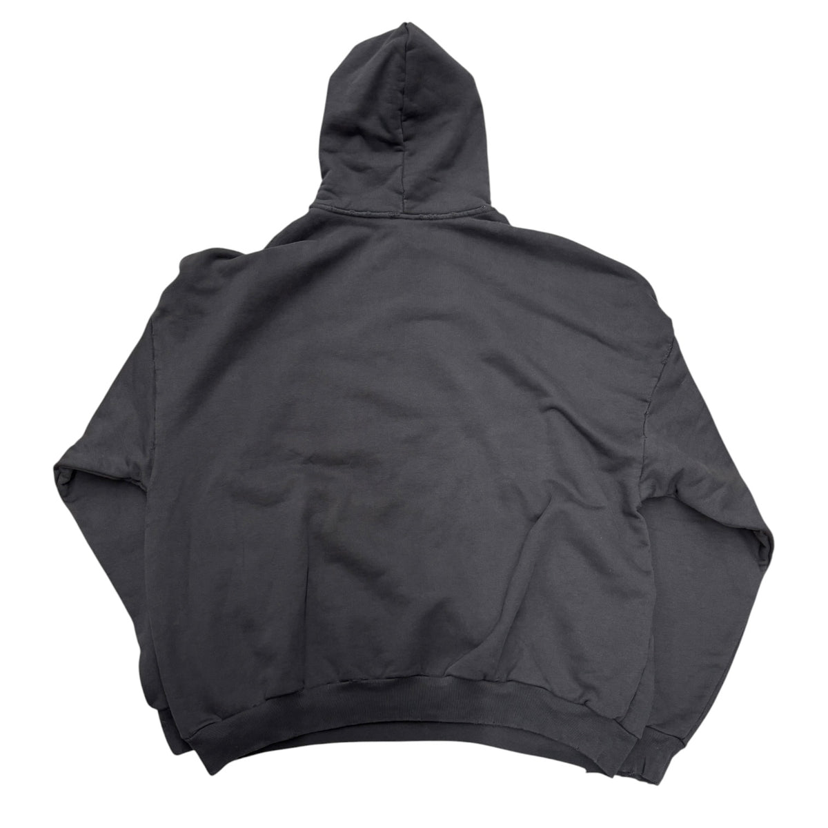 Parker BALENCIAGA Size XS Mens Black A80J 803265 Large Fit Hoodie