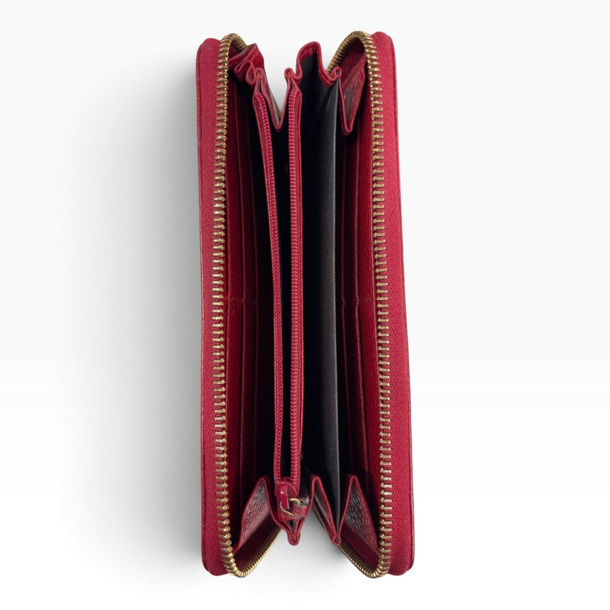 GUCCI Long Wallet 456117 Red