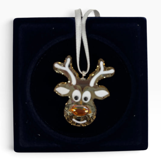 SWAROVSKI Accessories Gold Reindeer Christmas