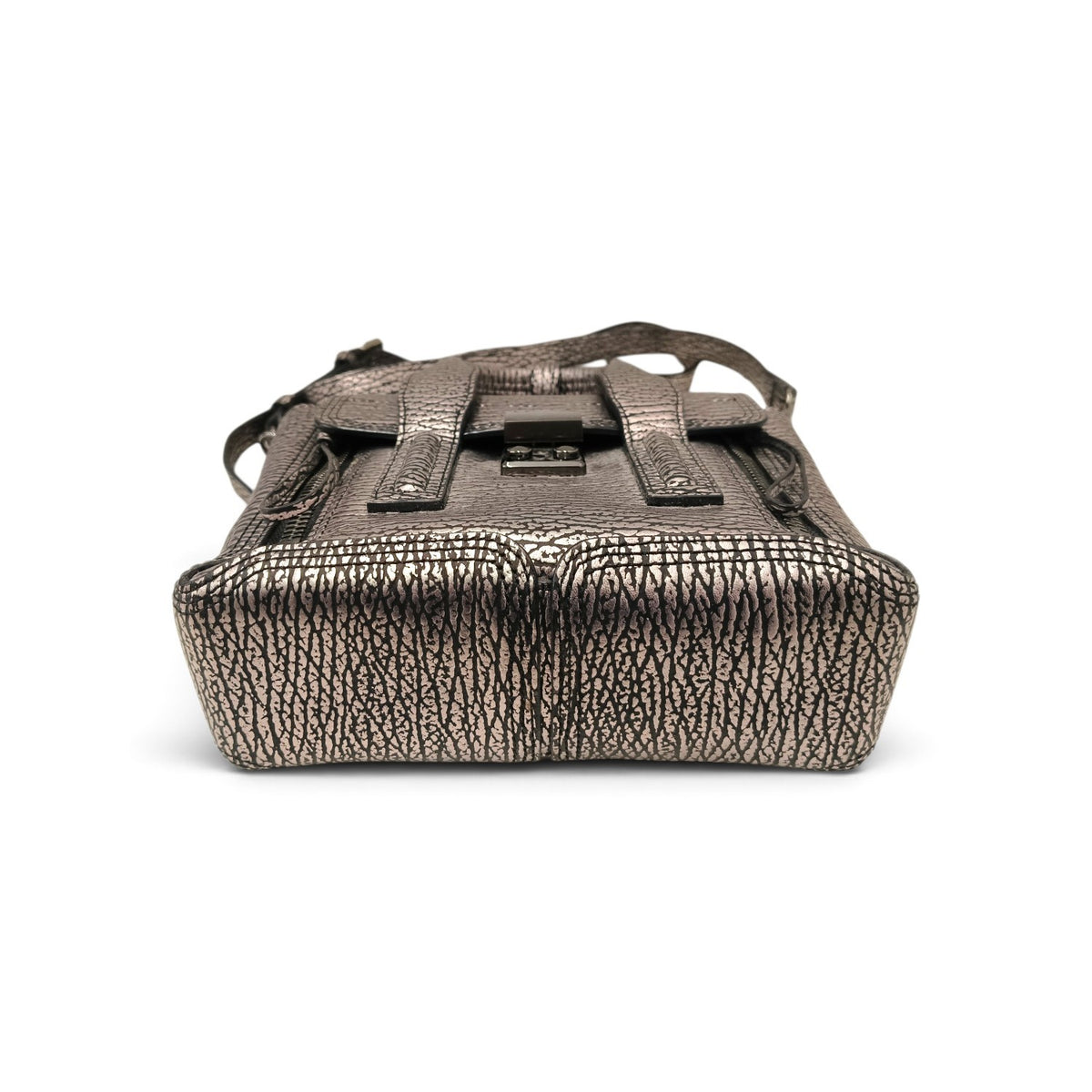 3.1 philip lim 2WAY Bag Pashli Mini Silver And Black AE16-0226MSA Rank B