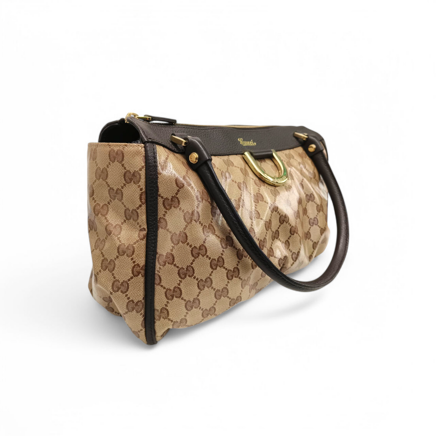 GUCCI Handbag 327787 Brown Rank B