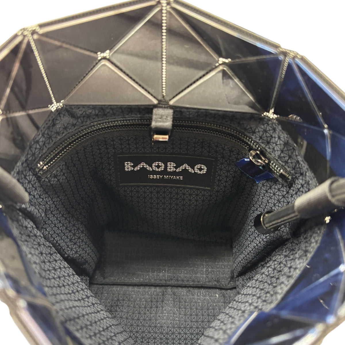 BAO BAO ISSEY MIYAKE Shoulder Bag BB13-AG801 Blue/Black/Silver