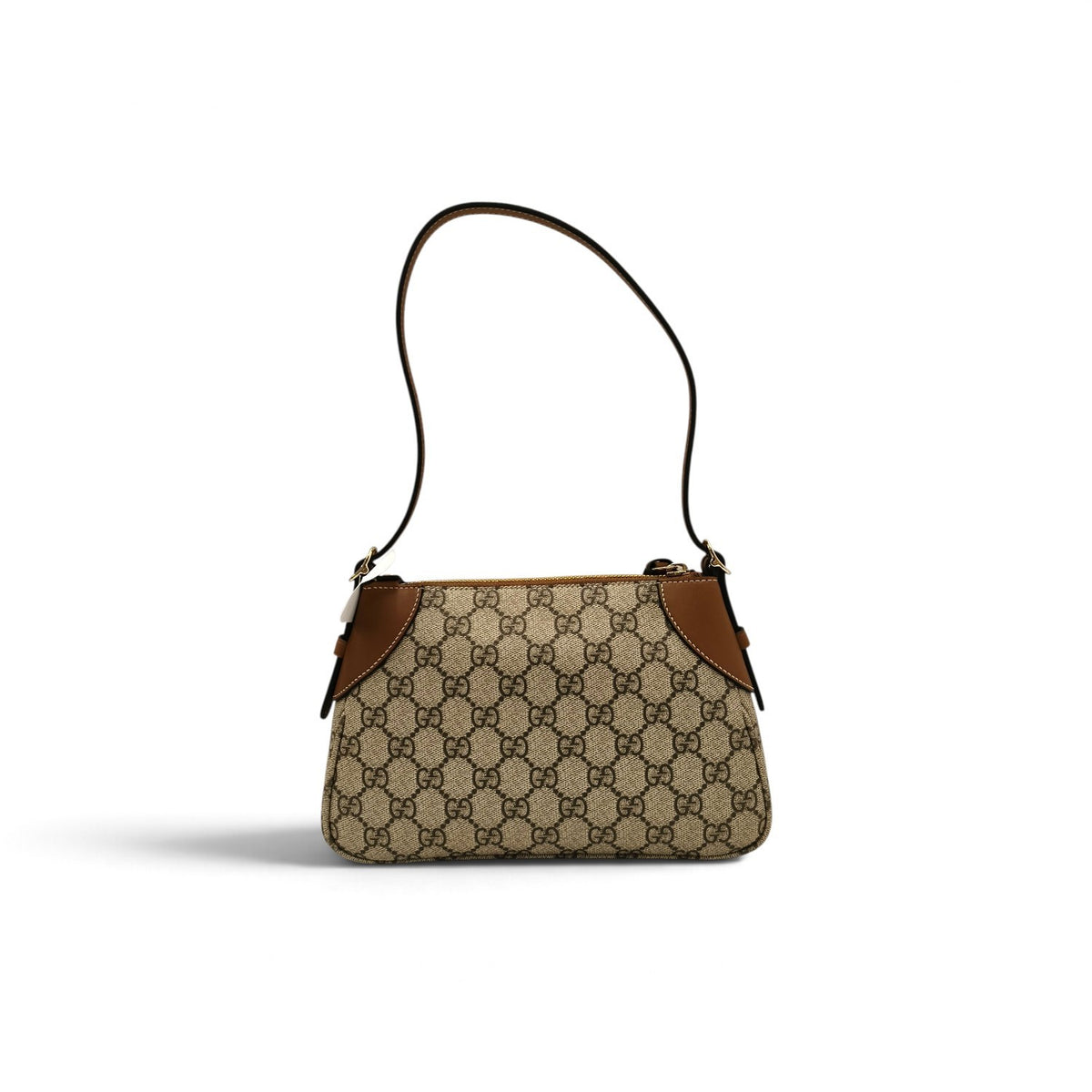 GUCCI 2WAY Bag 815218 Brown 498879 GG Emblem Small