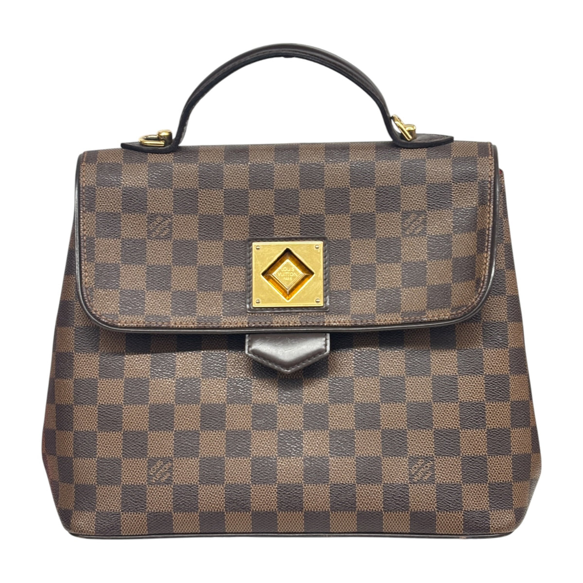 LOUIS VUITTON 2WAY BAG Damier N41168 Brown Scratch/Stain FL4111