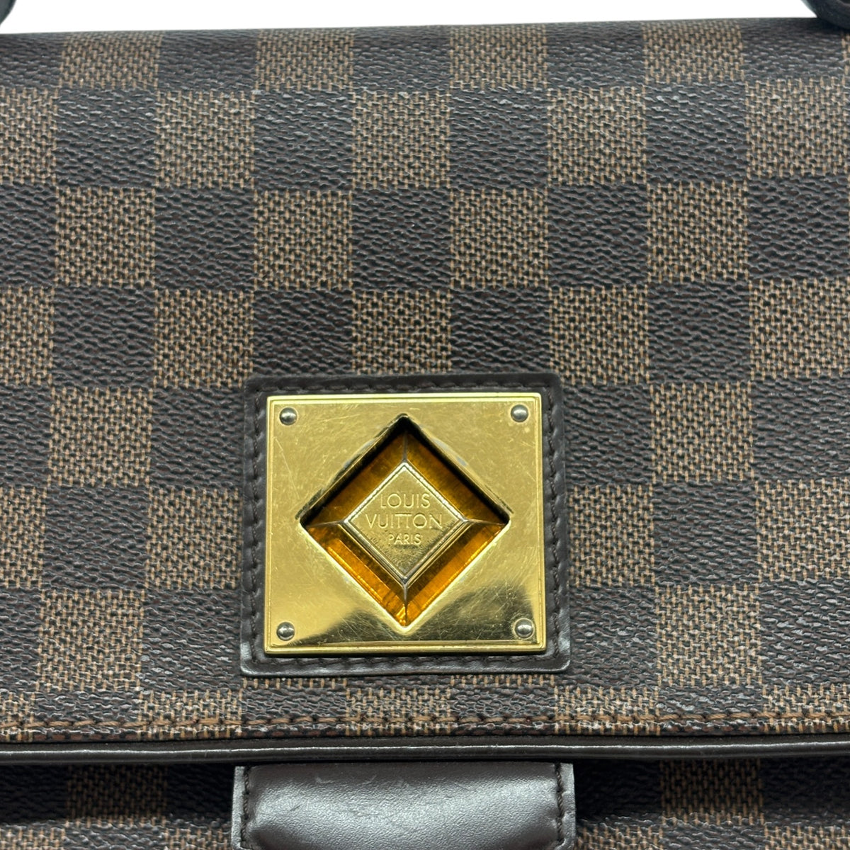 LOUIS VUITTON 2WAY BAG Damier N41168 Brown Scratch/Stain FL4111