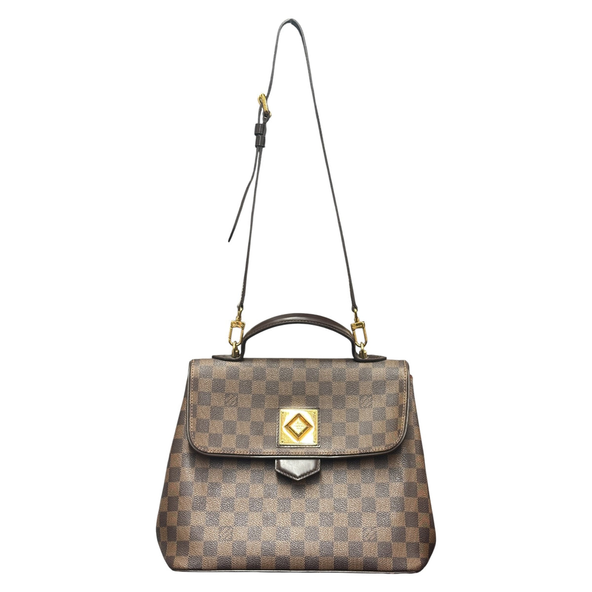 LOUIS VUITTON 2WAY BAG Damier N41168 Brown Scratch/Stain FL4111