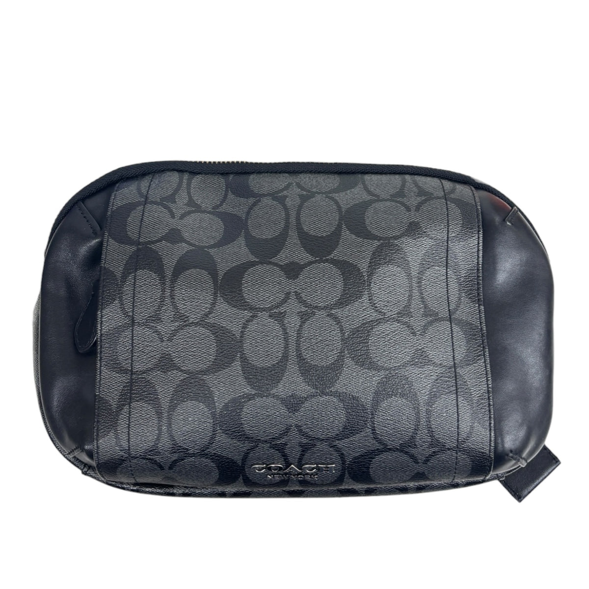 Coach Body Bag F38749 Black E1947 Rank (B)