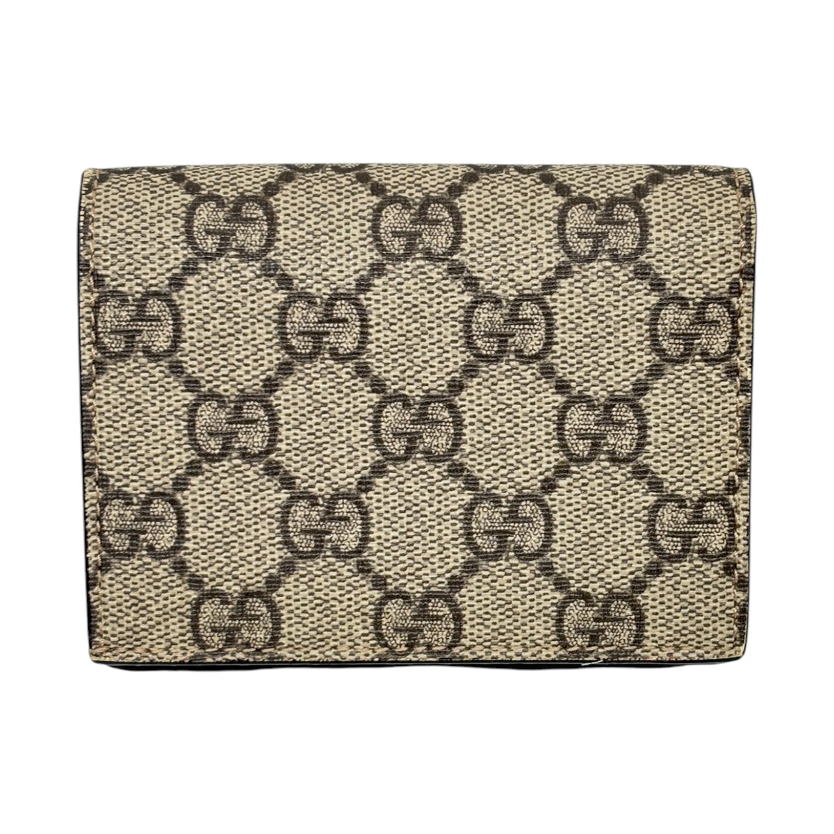 GUCCI Wallet 476050  Beige/Red Scratch 1147 Rank (B)