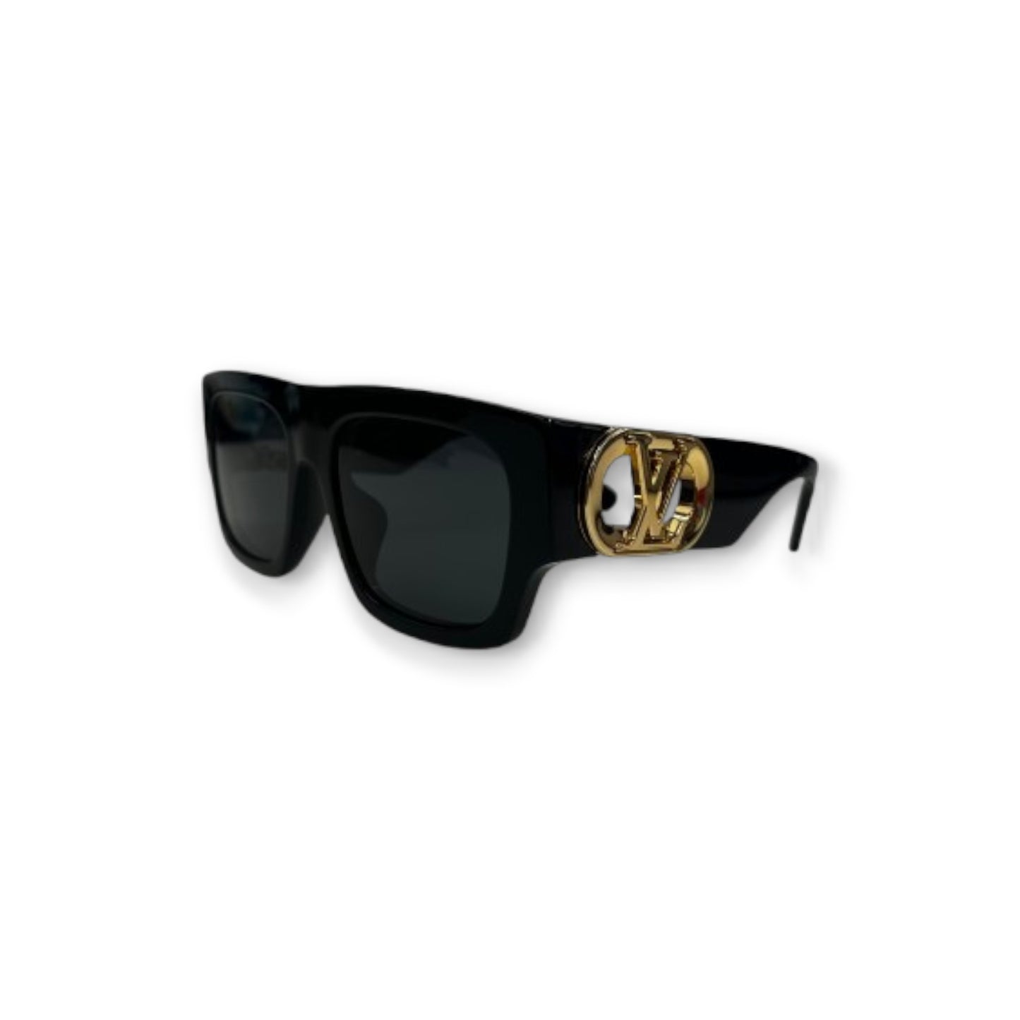 LOUIS VUITTON Sunglasses Z1478E Black/Gold Rank(B)