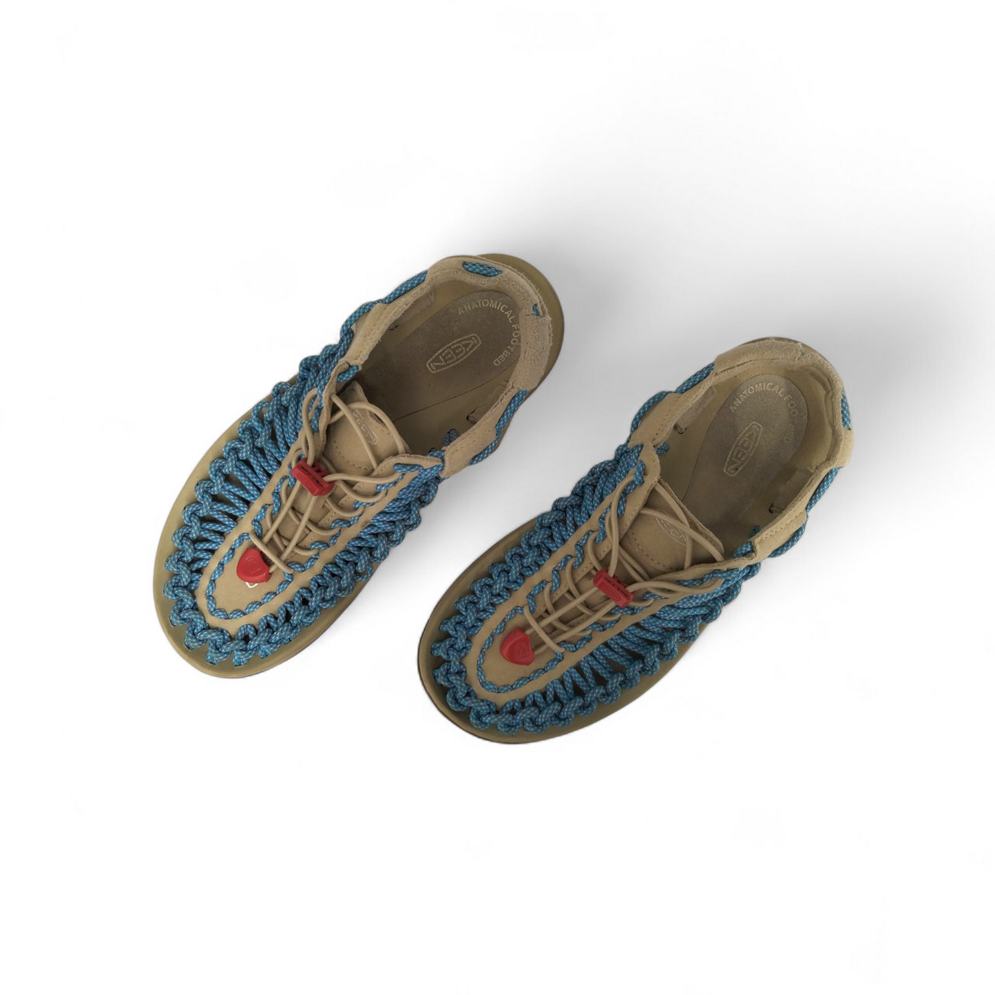 KEEN Sandal 37.5 Lady's Beige/Blue 1025187 Rank B