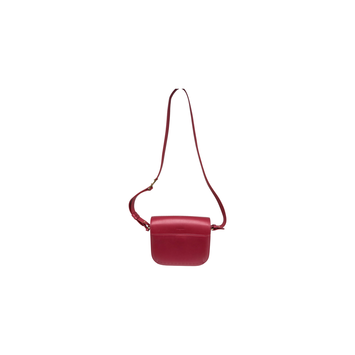 Song Mont Shoulder Bag Tofu Bag Red Rank (B) Scratch