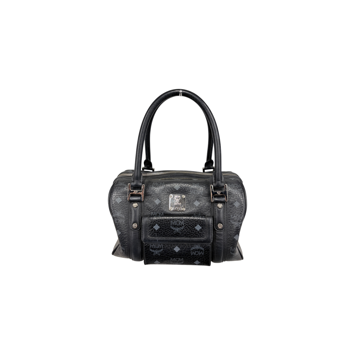 MCM Handbag 1011069510322 Black Rank (B) Stain I7559
