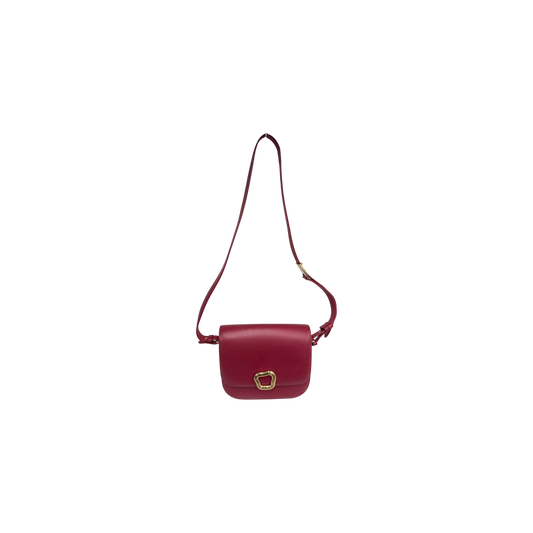Song Mont Shoulder Bag Tofu Bag Red Rank (B) Scratch
