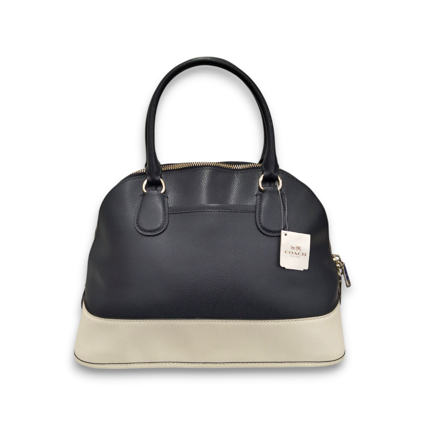 COACH 2WAY Bag F34491 Navy/Beige Rank AB