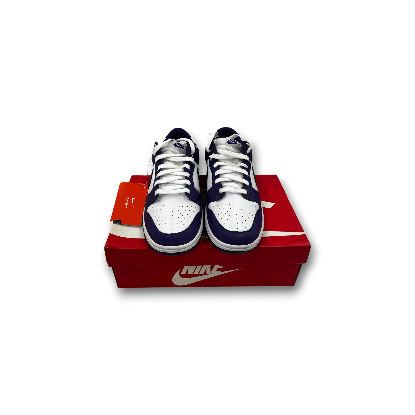 NIKE Sneaker 46 Mens White/Purple  Rank(AB) DD1391-104