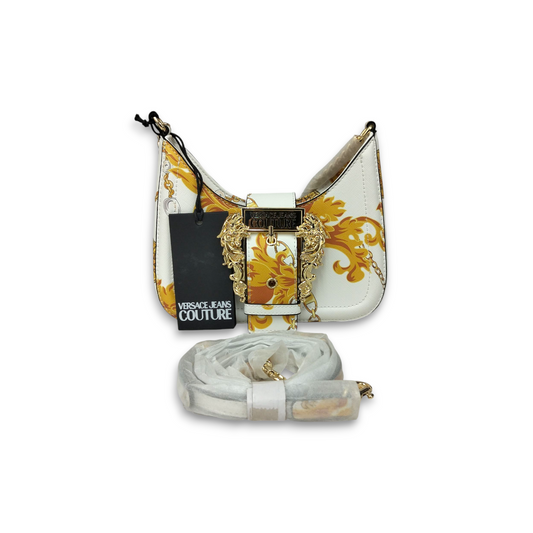 VERSACE JEANS COUTURE 2WAY Bag  75VA4BF5  White and yellow Unused Item