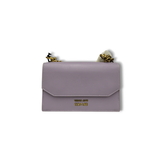 VERSACE JEANS COUTURE 2Way Bag Logo Charm Chain 72VA4BC1 Lavender Unused Item