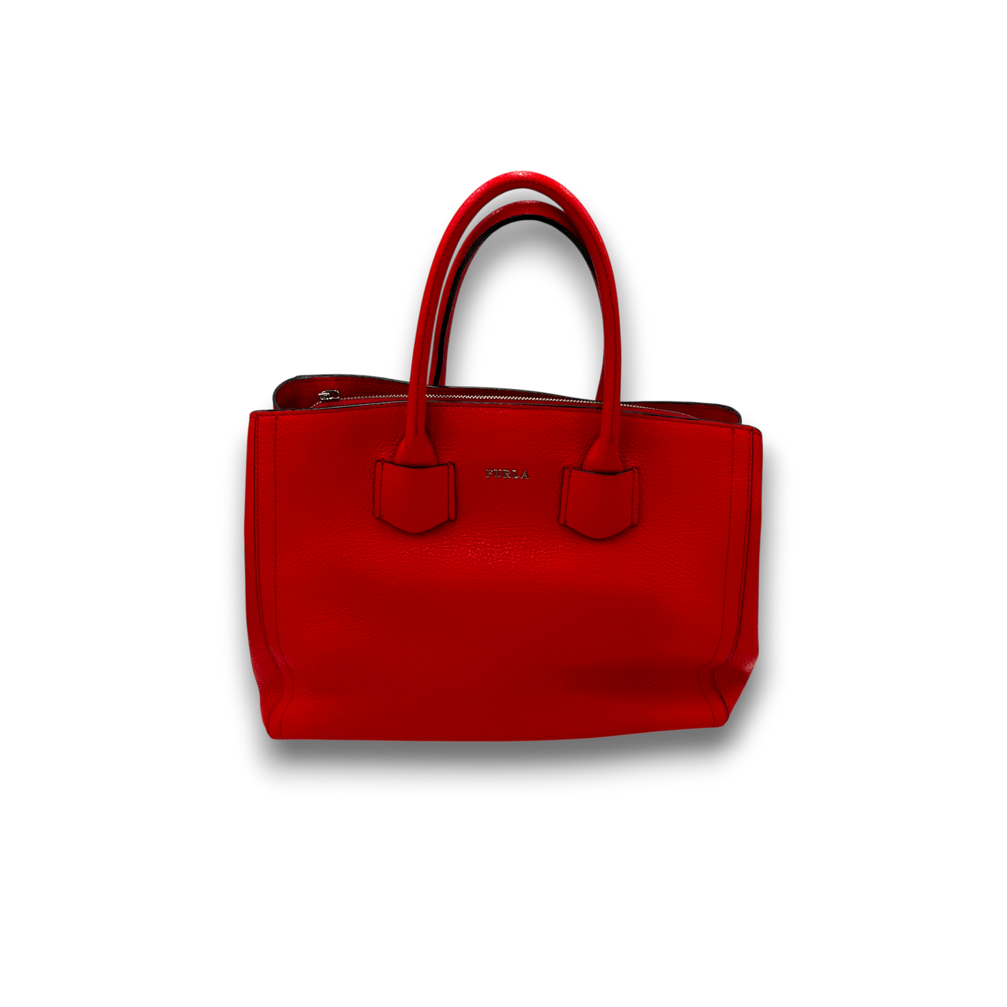 FURLA 2WAY Bag Red F7590 Rank(B)