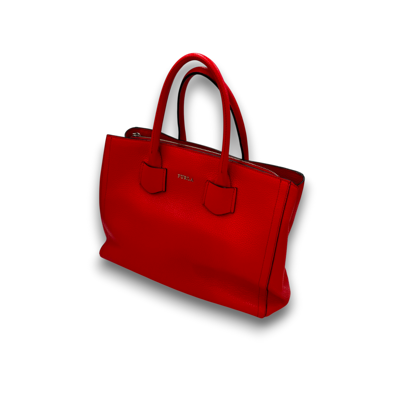 FURLA 2WAY Bag Red F7590 Rank(B)
