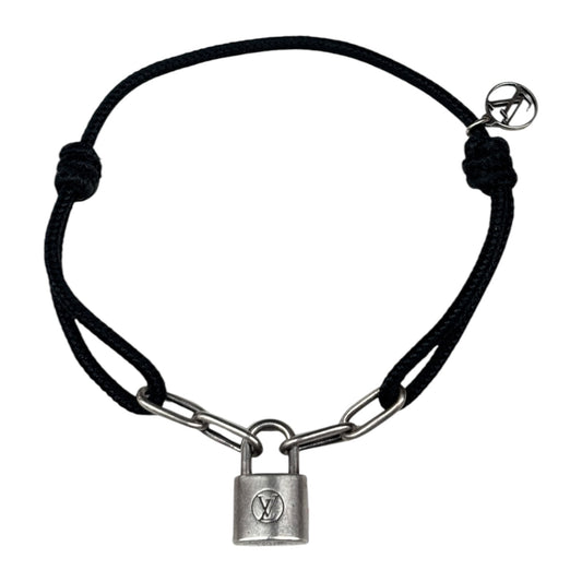 LOUIS VUITTON Bracelet C92577 Black/Silver