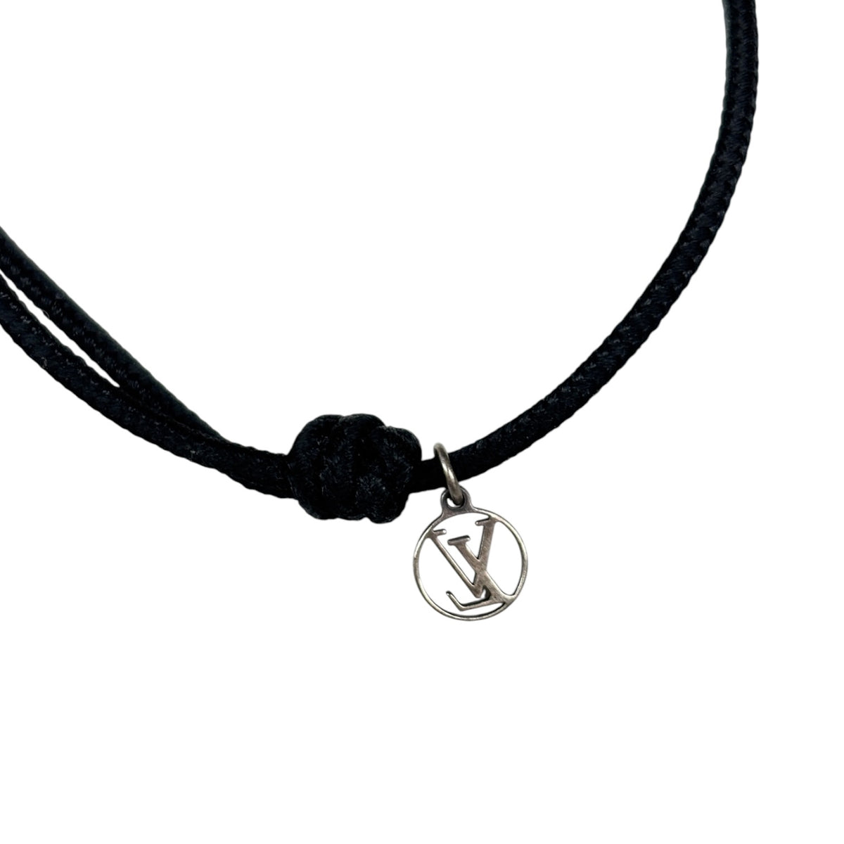 LOUIS VUITTON Bracelet C92577 Black/Silver