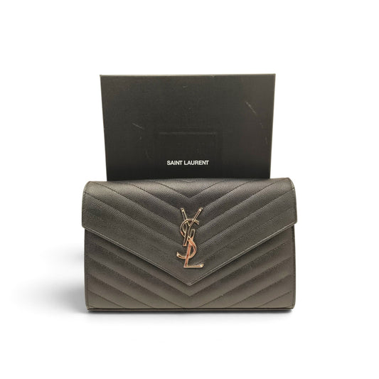 Saint Laurent Paris Shoulder Bag 377828 Black BRS377828-1121 Rank B