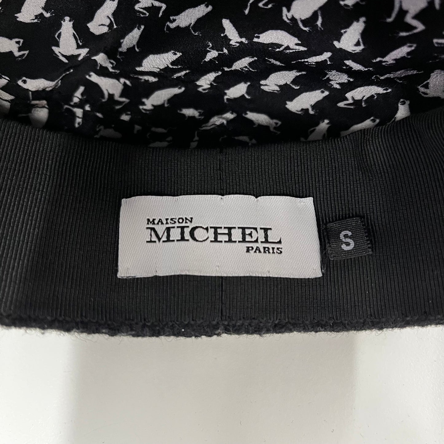 Maison Michel Hat Rank(B) Black