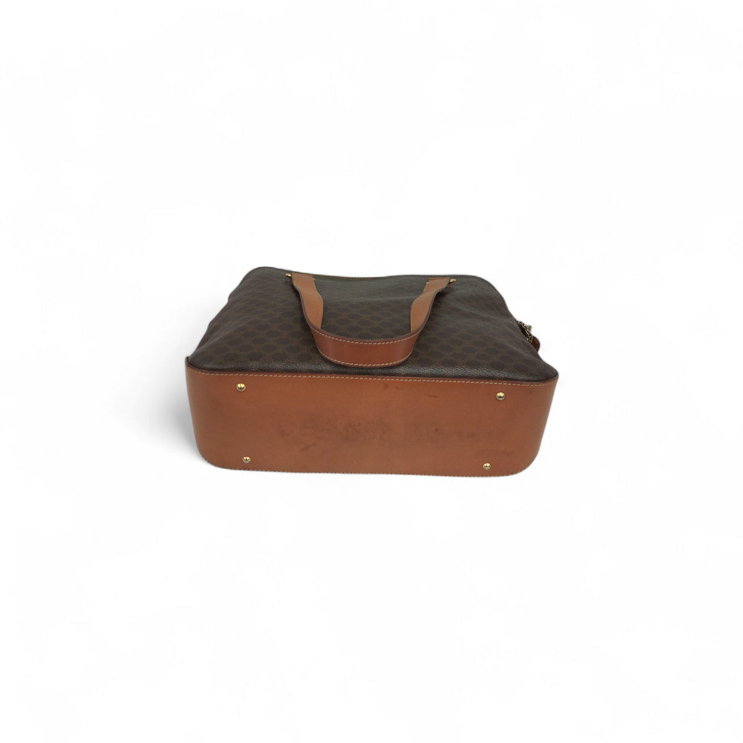 CELINE Handbag M95 Brown *Old/Vintage Rank (B)