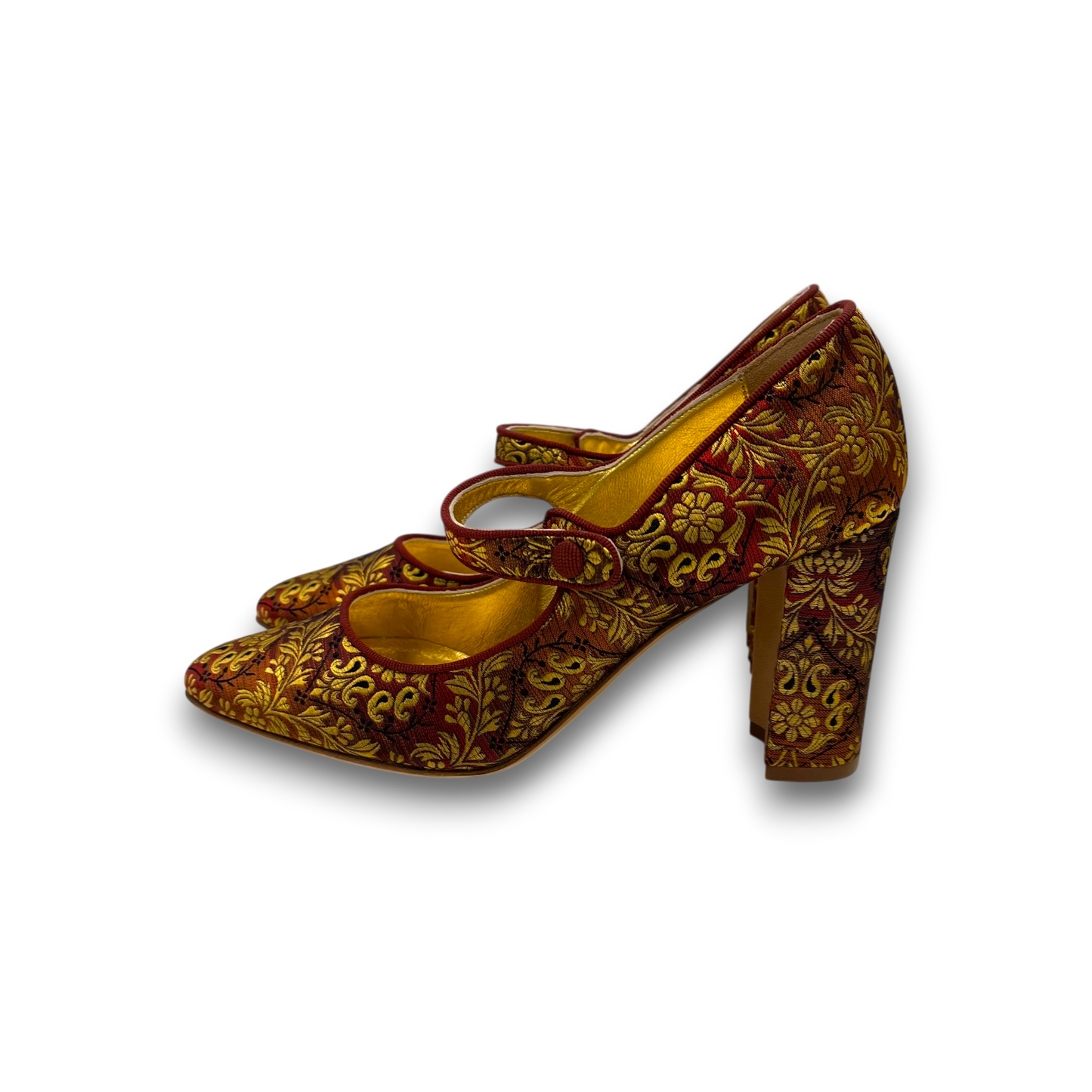 Manolo Blahnik Pumps 35 Lady's Gold Rank(A)