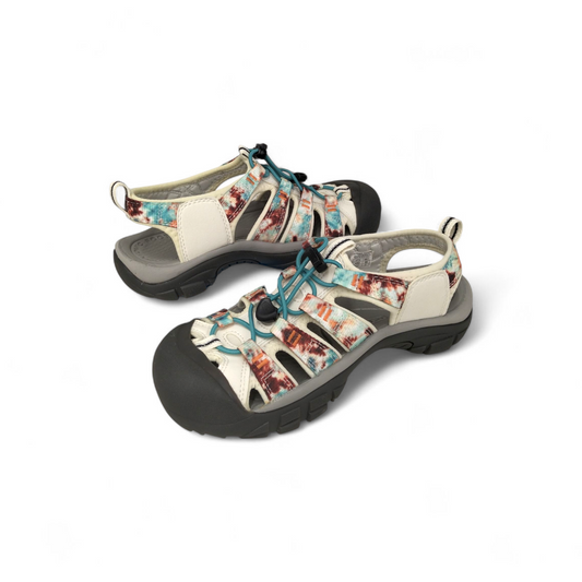 KEEN Sandal 37.5 Lady's White/Sky Blue 1026243 Rank A