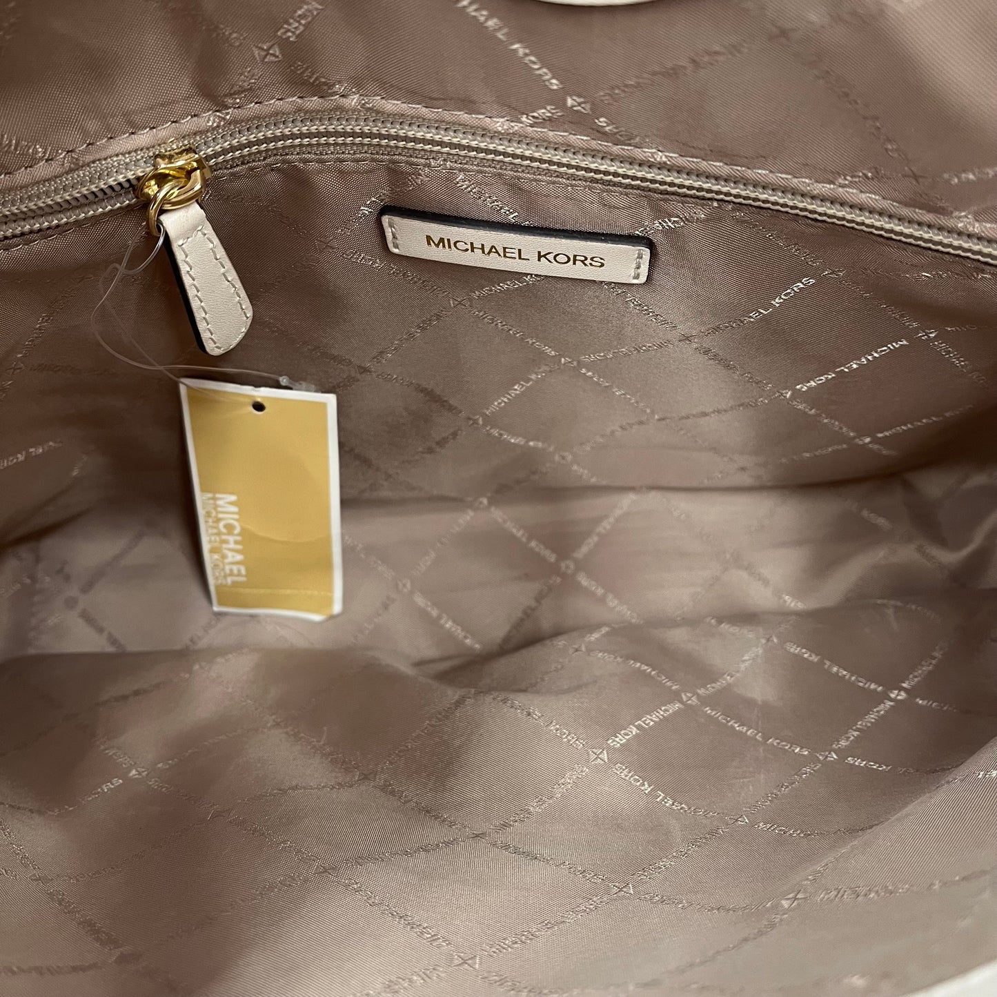MICHAEL KORS Tote Bag 35S4G6HT9B Ivory Rank(B) Stain