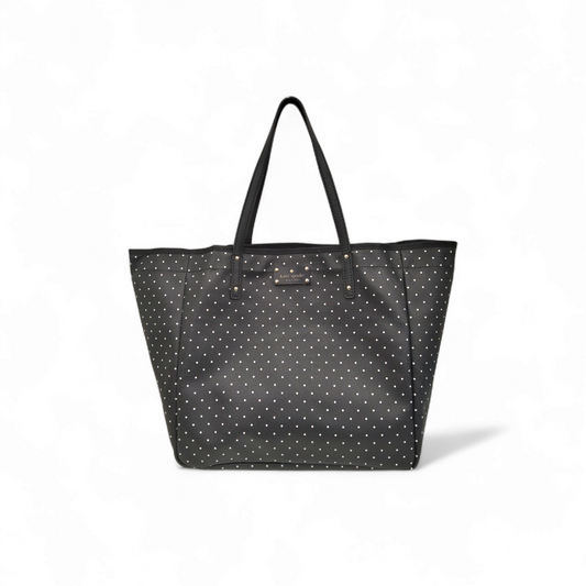 Kate Spade Tote Bag WKRU1735 Black And White Rank B