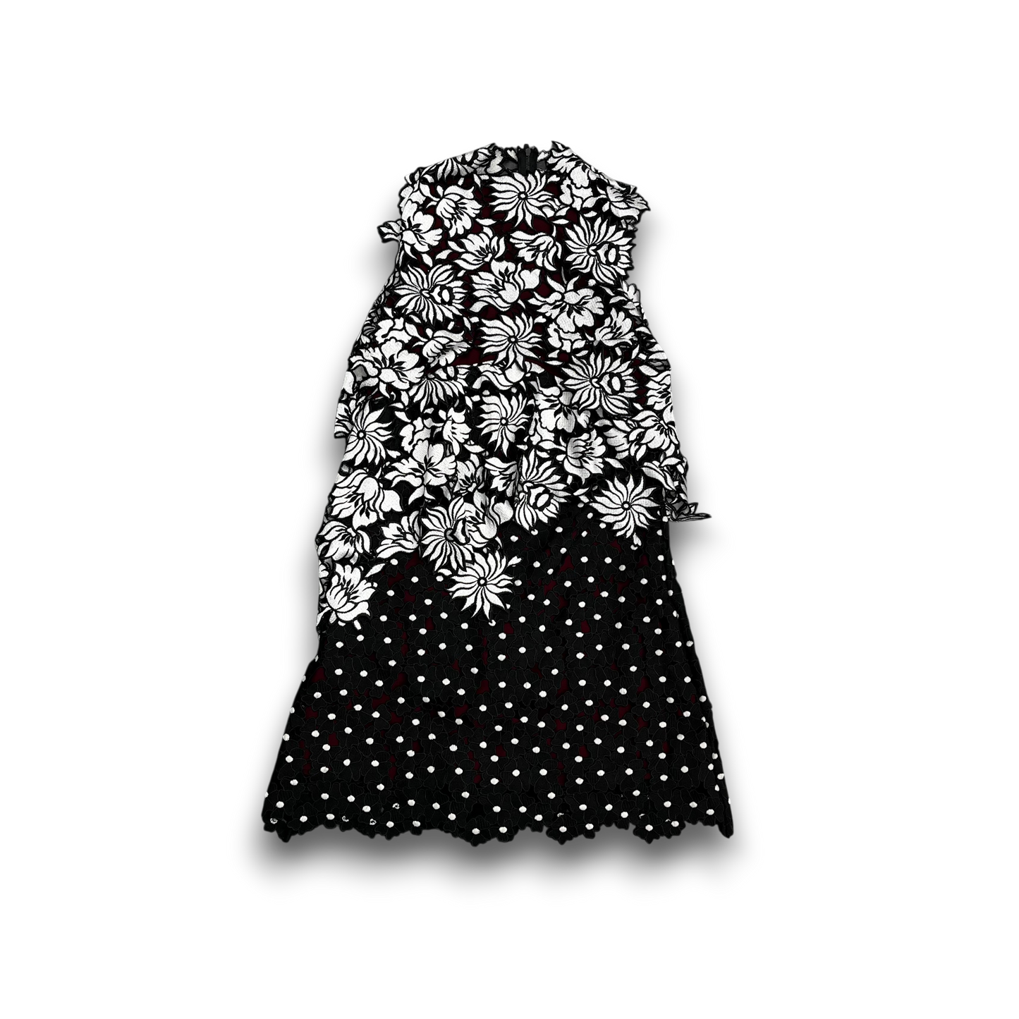 SELF PORTRAIT Dress 10 Lady's Black And White Rank(B)