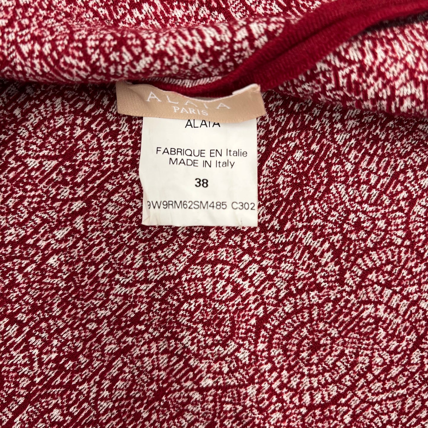 ALAIA One Piece 38 Red 9W9RM62SM485
