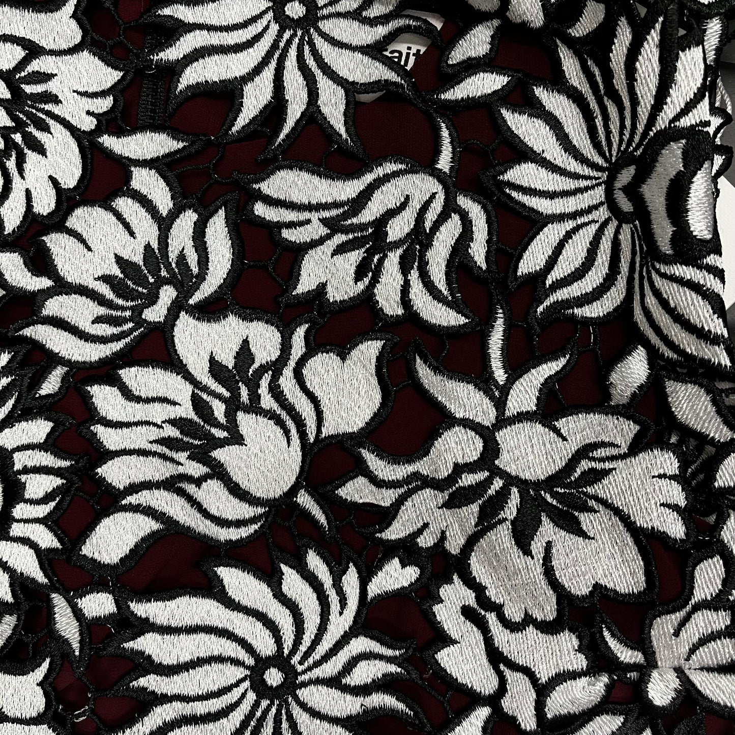 SELF PORTRAIT Dress 10 Lady's Black And White Rank(B)