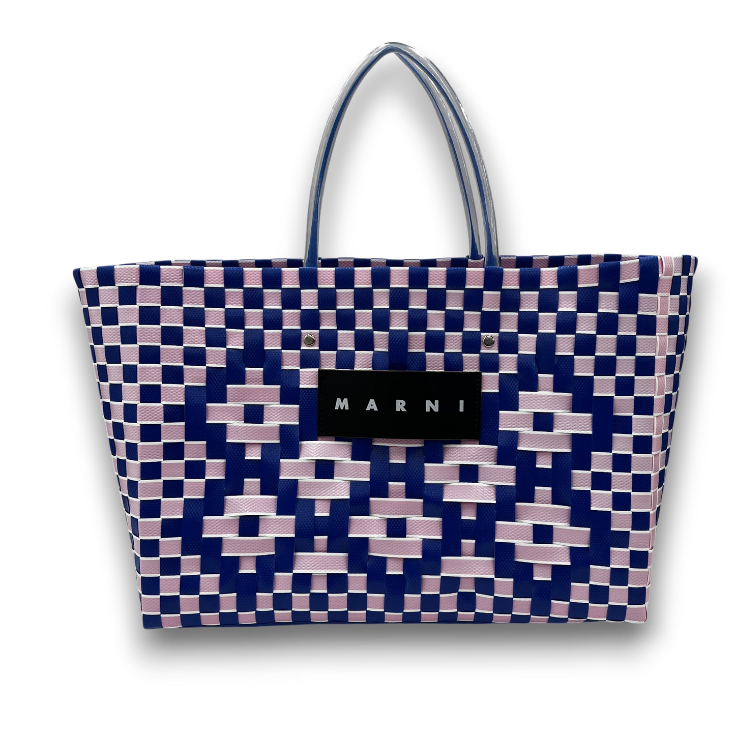 MARNI Basket Bag Rank(B) Bule /Pink