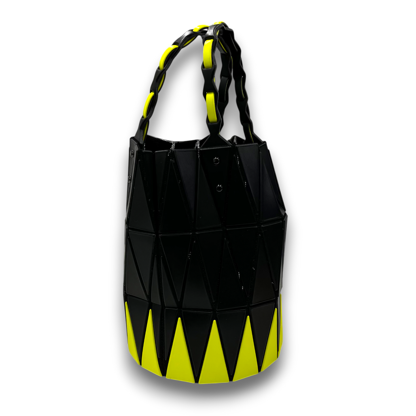 BAO BAO ISSEY MIYAKE Handbag BB18-AG811 Rank(B) Black/Yellow