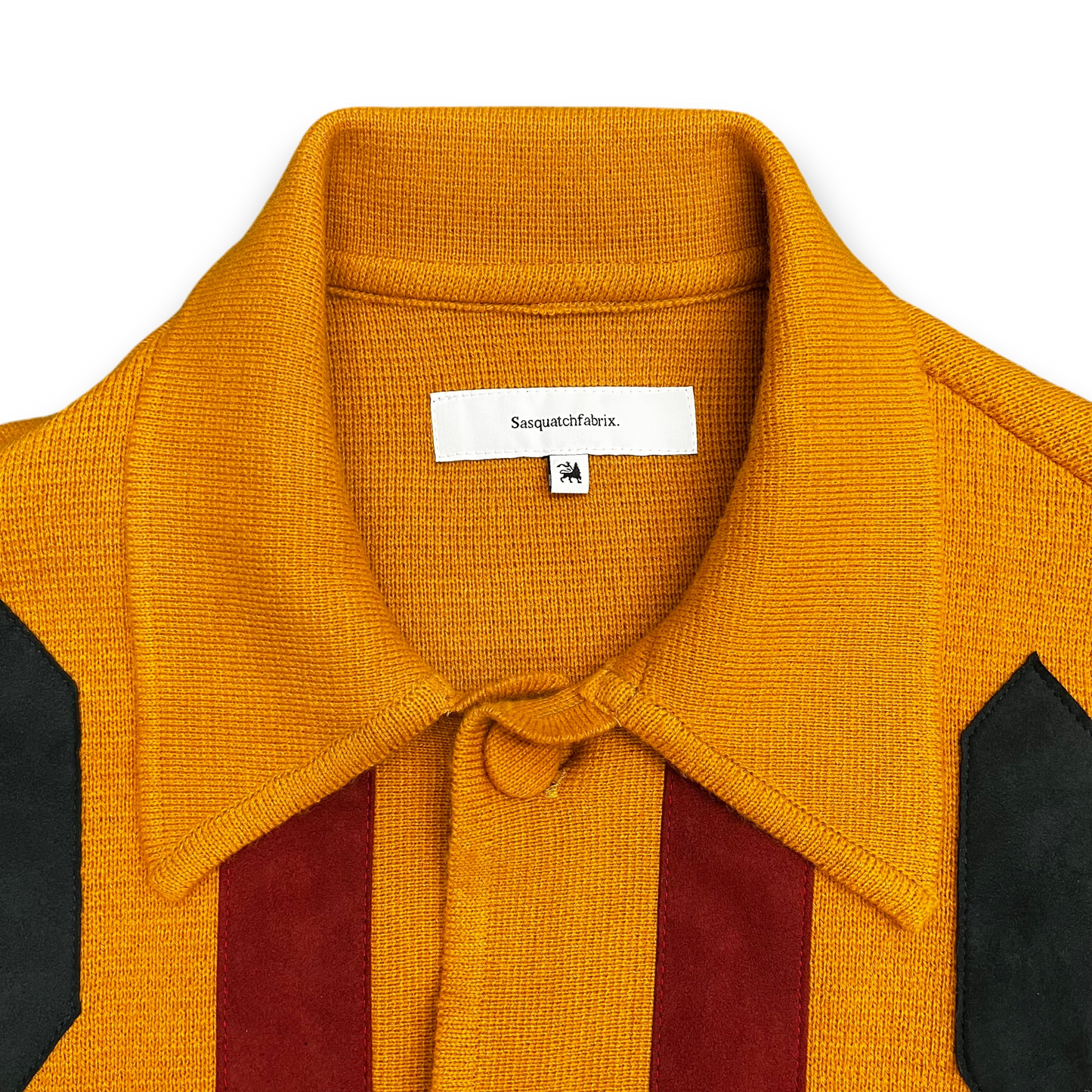 SASQUATCHfabrix. Knitwear LARGE Mens Orange Rank(B) Damage 22AW-KNN-004