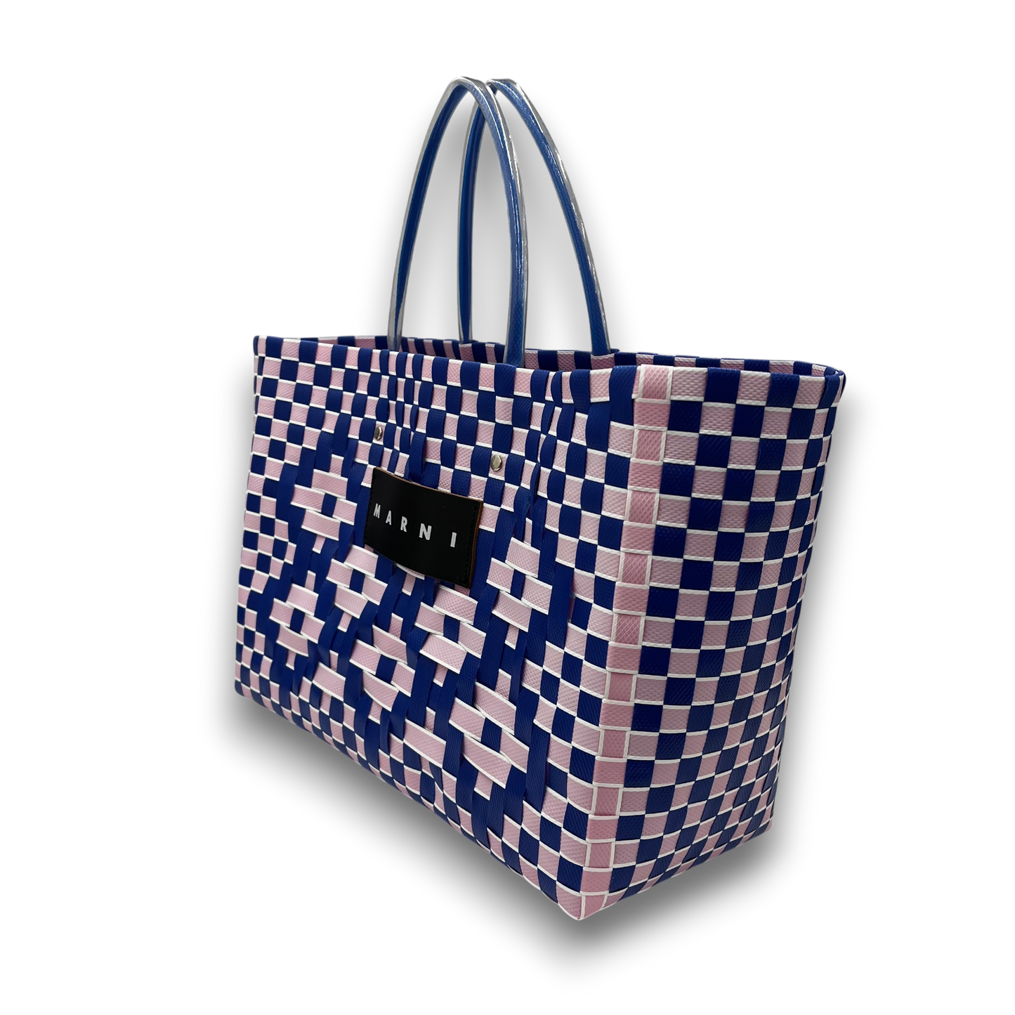 MARNI Basket Bag Rank(B) Bule /Pink