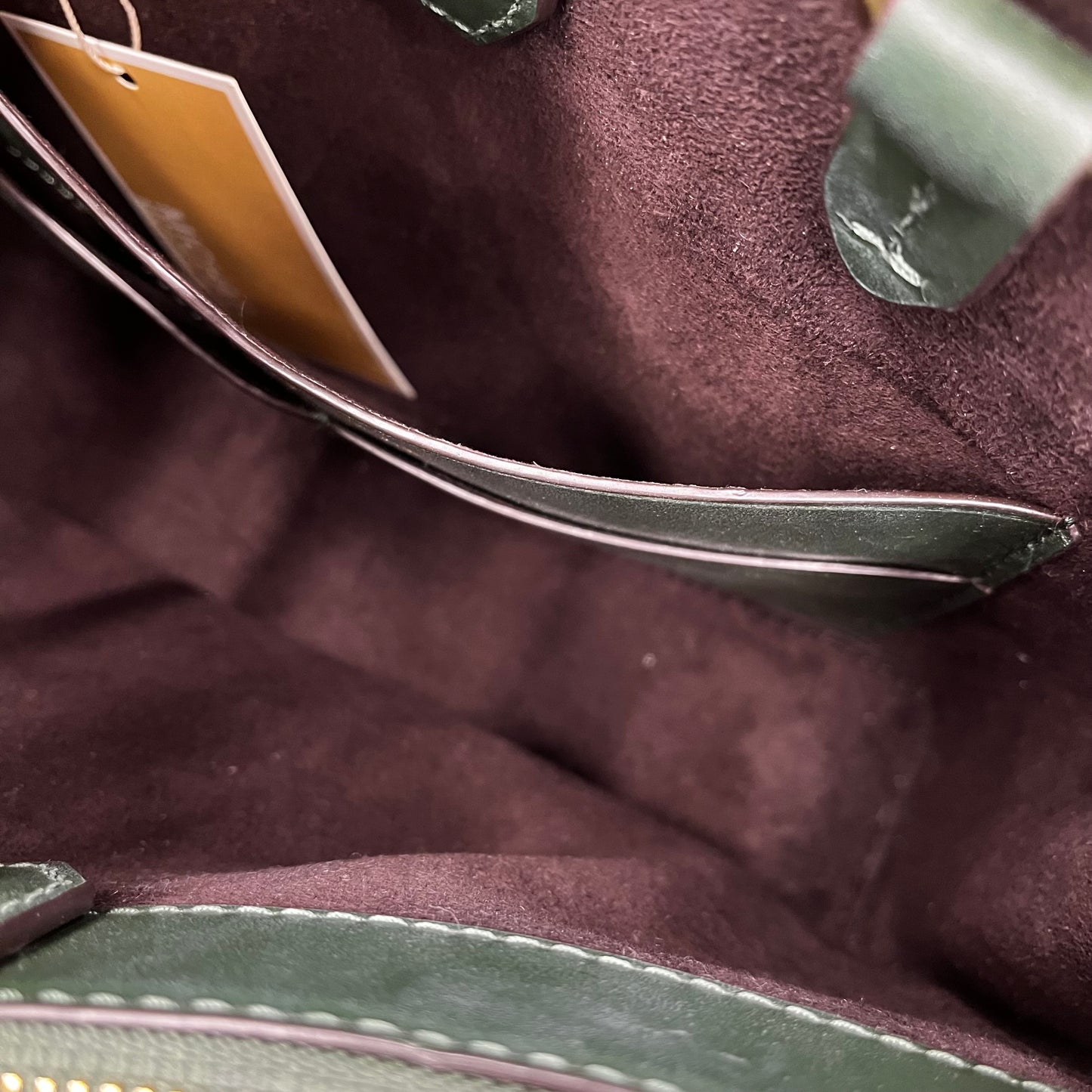 MICHAEL KORS 2WAY Bag 30F1G9HS1E Rank(A) Green Hamilton Legacy Small Crocodile Embossed Leather