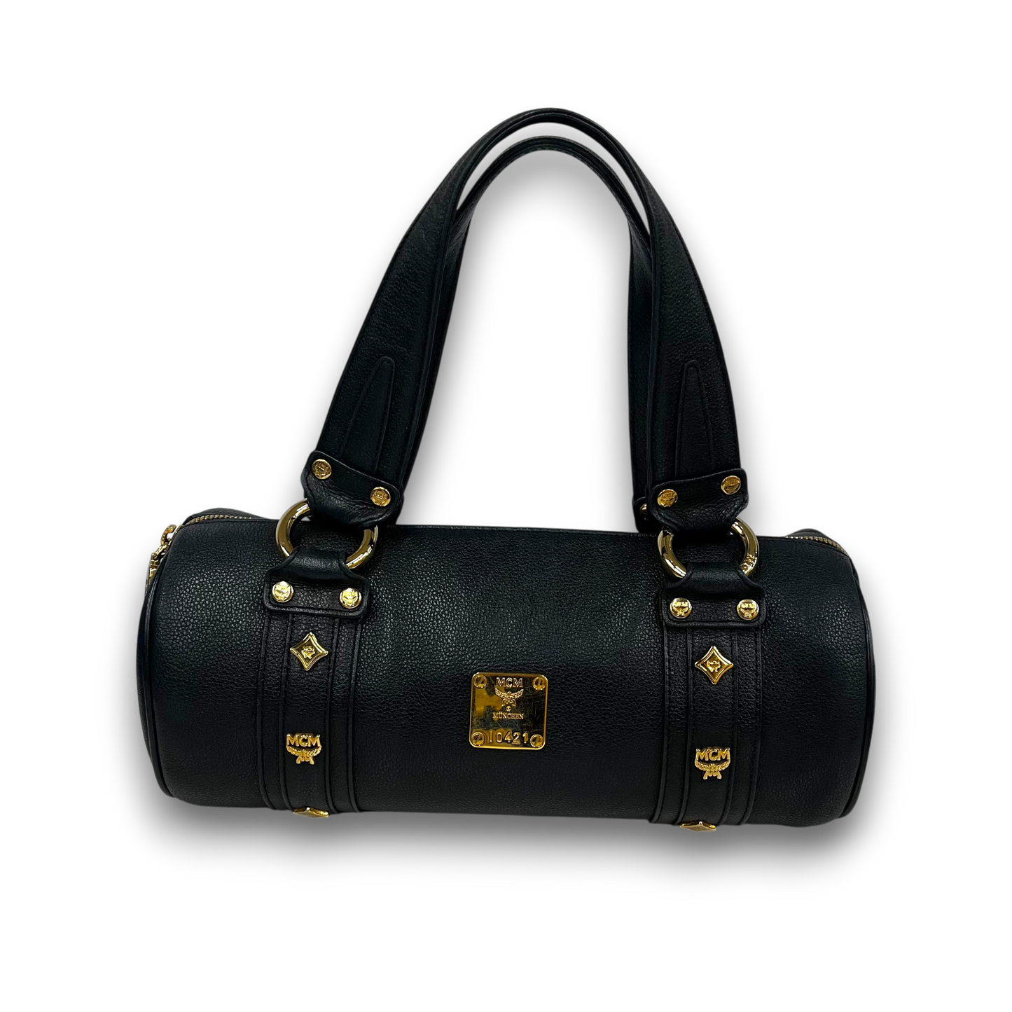 MCM Handbag Rank(B) Black Stain 1010054070301