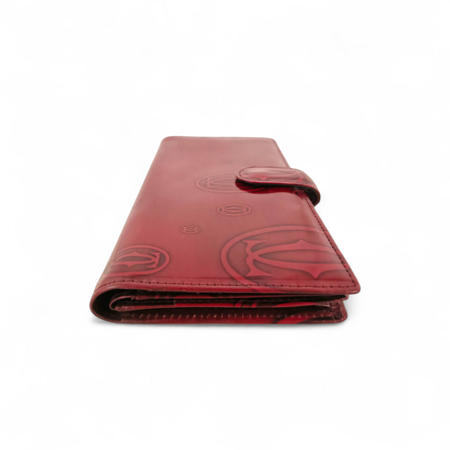 Cartier Wallet Happy Birthday Red *Scratch* Rank B